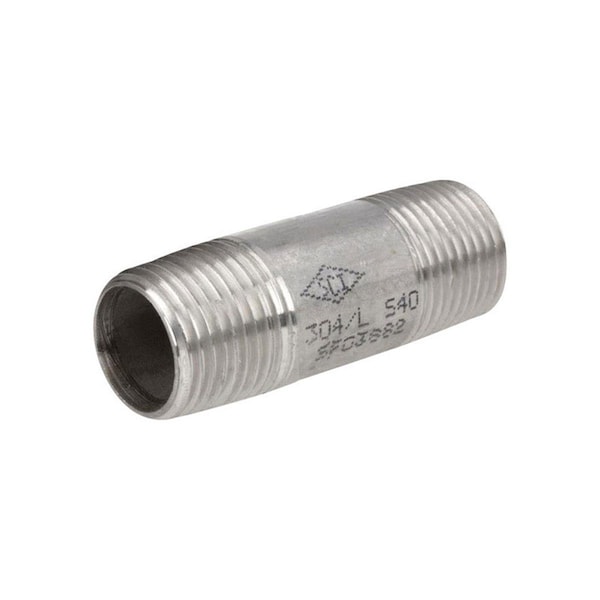 Smith-Cooper Stainless Steel Swage Nipple - 1.25 in. 1.25 Dia. x 2.5 in. 4810578 - main